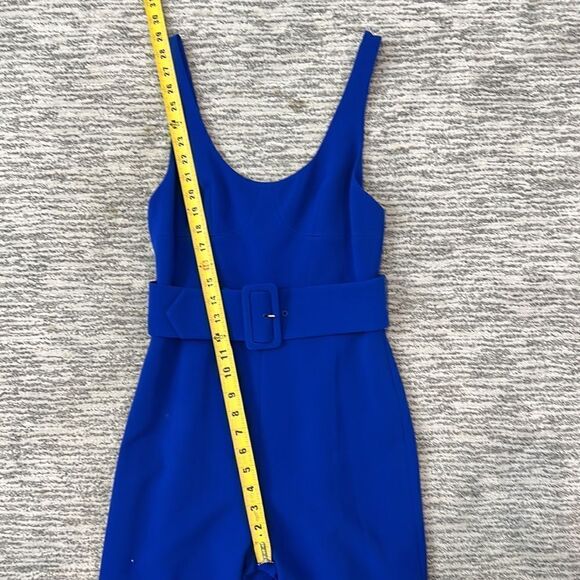 NWT Jonathan Simkhai Belted Crepe Wide
Leg Jumpsuit Royal Blue Size 2 - Picture 14 of 16